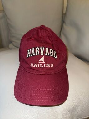 Worn Once Harvard University Sailing Baseball Hat